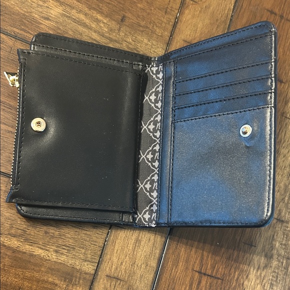 Nanette Lepore Midnight Blue Wallet with Gold Accents EUC - Picture 3 of 6